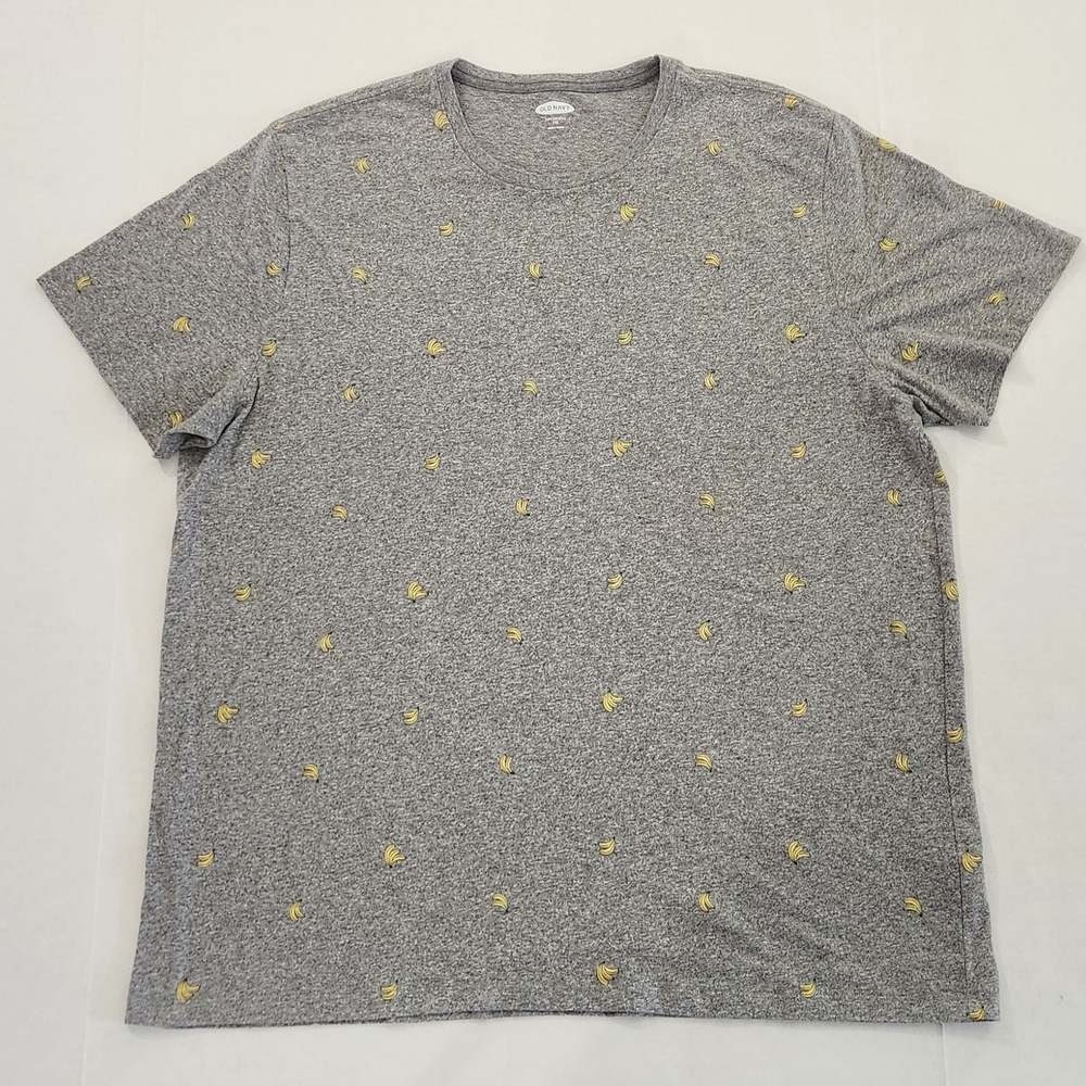 Banana Gray and Yellow Patterned Men's Shirt